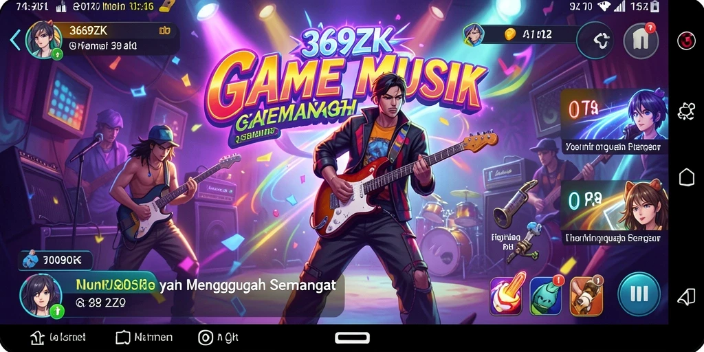 Tampilan gameplay <strong>369ZK</strong> yang penuh warna dan interaktif.