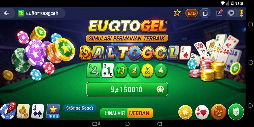 Tampilan gameplay menarik dari aplikasi EUROTOGEL saat bermain togel.