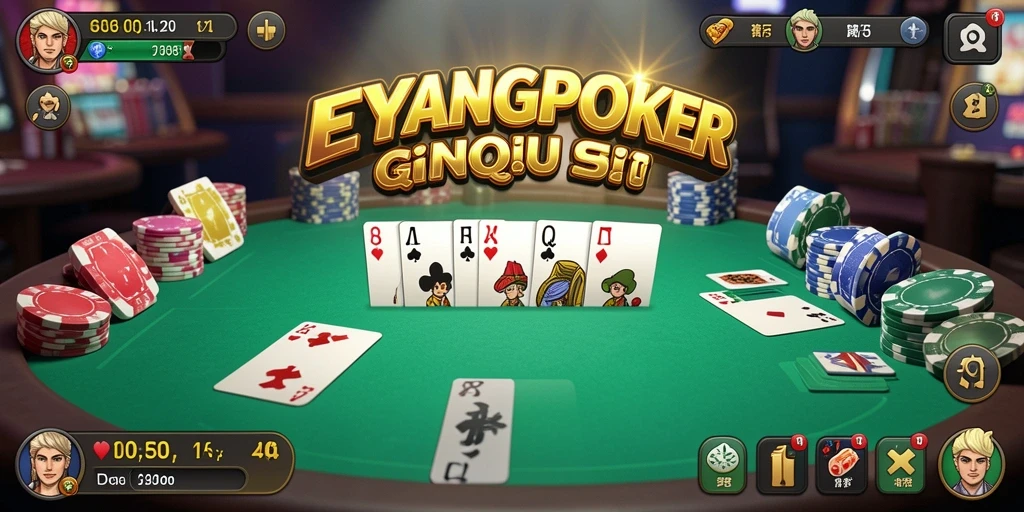 Tampilan gameplay QiuQiu yang menarik dan interaktif di EYANGPOKER.
