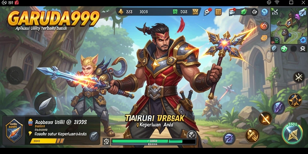 Tampilan antarmuka GARUDA999 yang intuitif dan mudah dinavigasi.