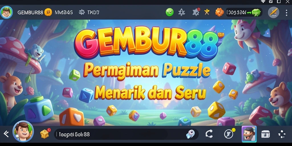 Tangkapan layar menunjukkan gameplay seru dan penuh tantangan dari GEMBUR88.