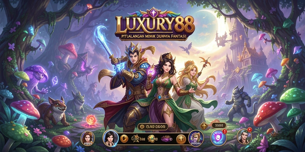 Tangkapan layar gameplay LUXURY88 menampilkan aksi petualangan yang seru.