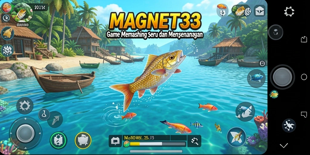 Tangkapan ikan yang sukses dalam gameplay MAGNET33.