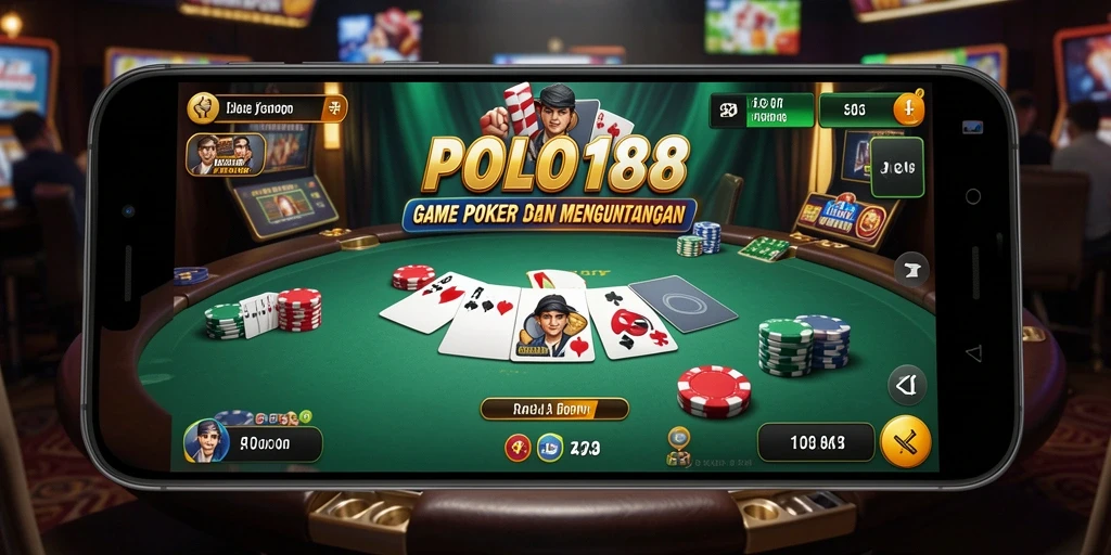 Tampilan gameplay Poker yang seru di POLO188 dengan berbagai pilihan meja.