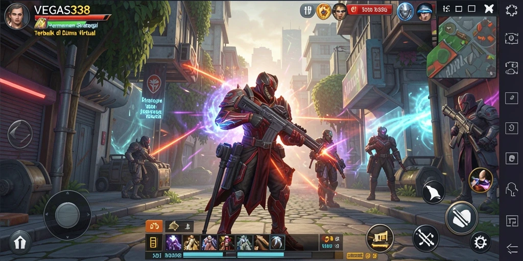 Tampilan menarik dari gameplay seru VEGAS338 yang memikat para pemain.